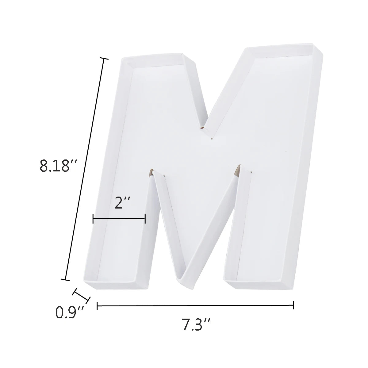 21 cm Buchstabenschachtel